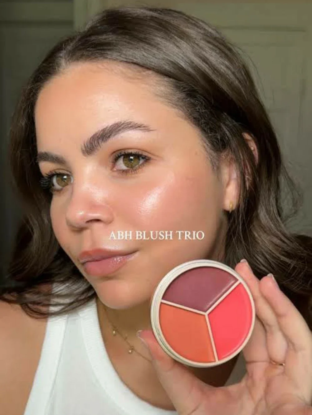 🍑Face Need🍑BNIB Anastasia Fullsize PEACH Magic Touch Cream Blush Trio!$38Ret!!